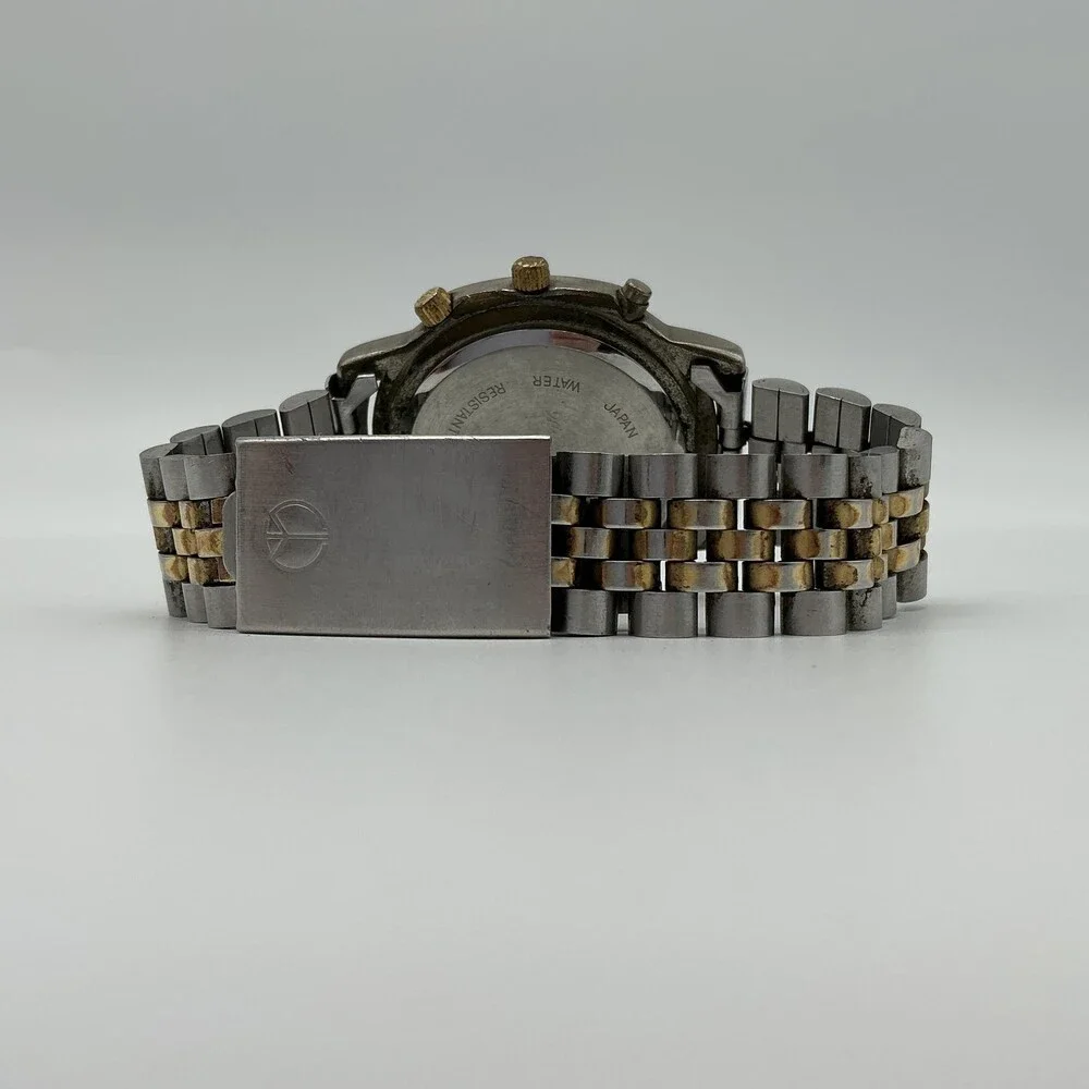 Mathey-Tissot MT M0115 Mens Watch 39mm Triple Calendar New Battery 6.75
